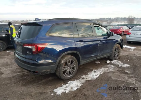 2022 Honda Pilot Awd Sport z USA, uszkodzony, nr VIN 5FNYF6H30NB046729